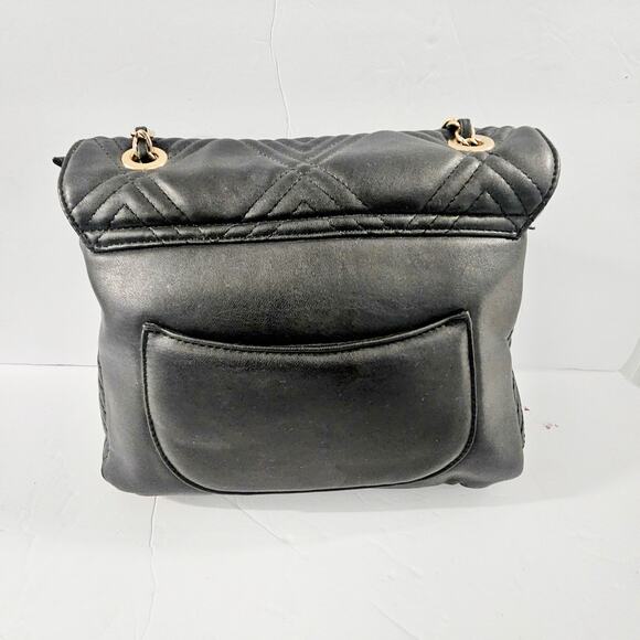 Bebe Black Quilted Shoulder Bag - Picture 3 of 8